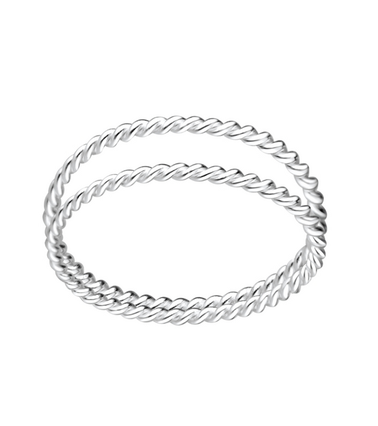 Twist Ring 925 Silber