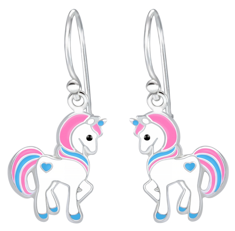 Einhorn Ohrhänger 925 Silber