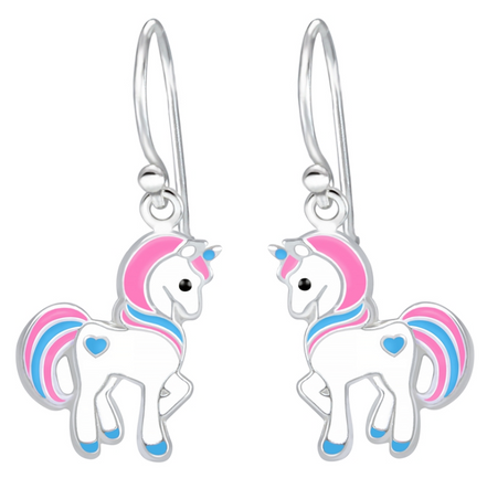 Einhorn Ohrhänger 925 Silber