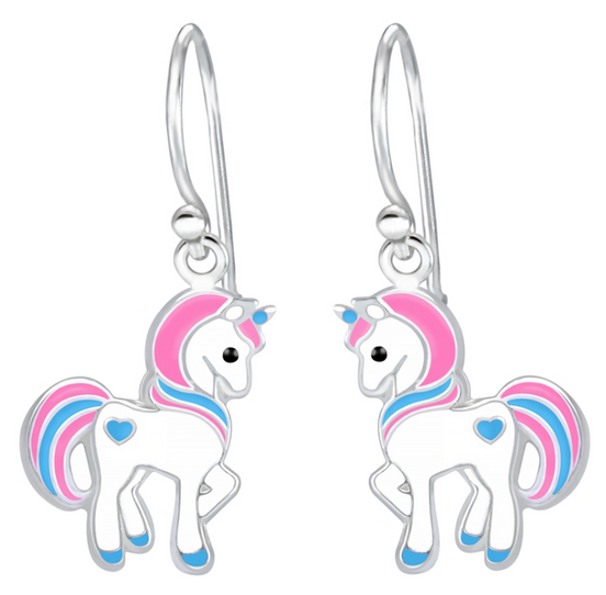 Einhorn Ohrhänger 925 Silber