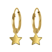 Stern Kreolen 925 Silber