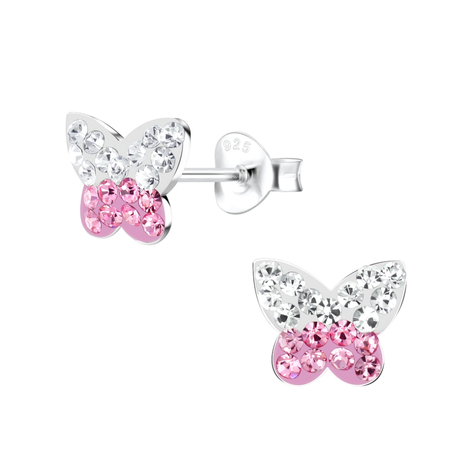 Schmetterling Ohrstecker 925 Silber