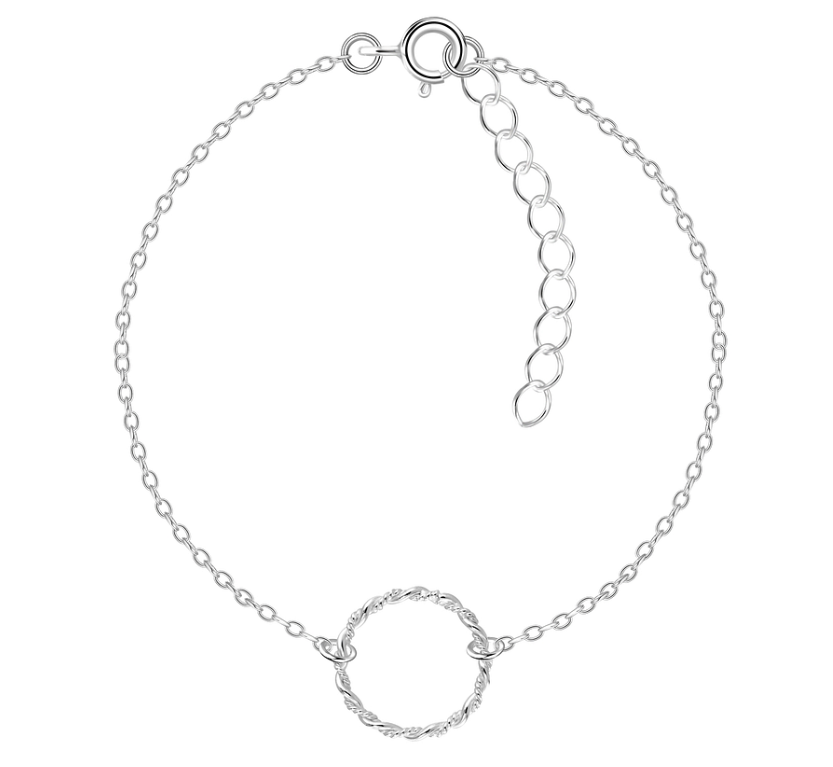 Kreis Armband 925 Silber
