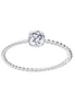 Solitaire Ring 925 Silber Zirkonia