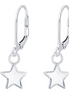 Stern Ohrringe 925 Silber
