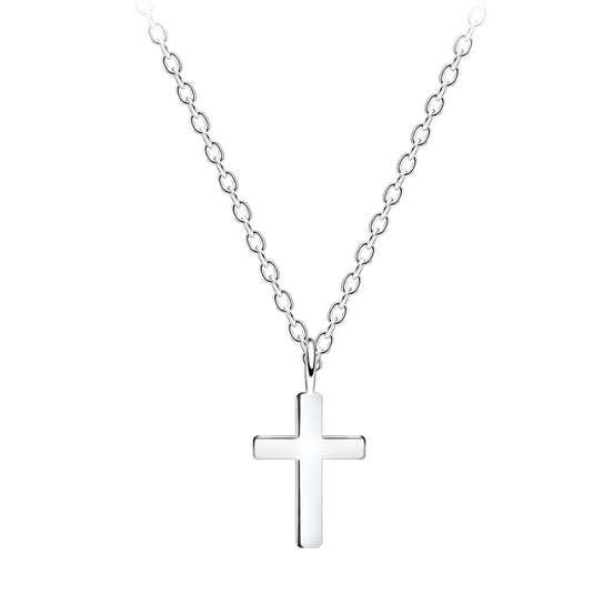 Kreuz Halskette 925 Silber