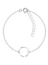 Kreis Armband 925 Silber