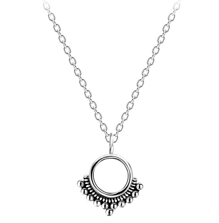 Ethno Halskette 925 Silber
