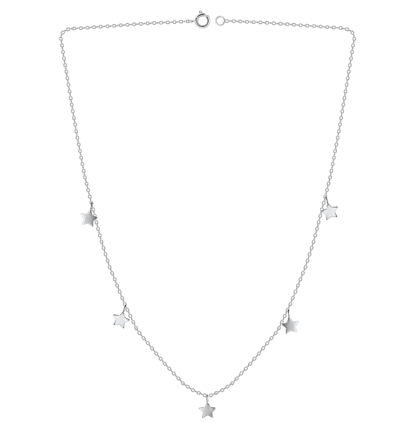 Stern Halskette 925 Silber