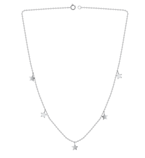 Stern Halskette 925 Silber