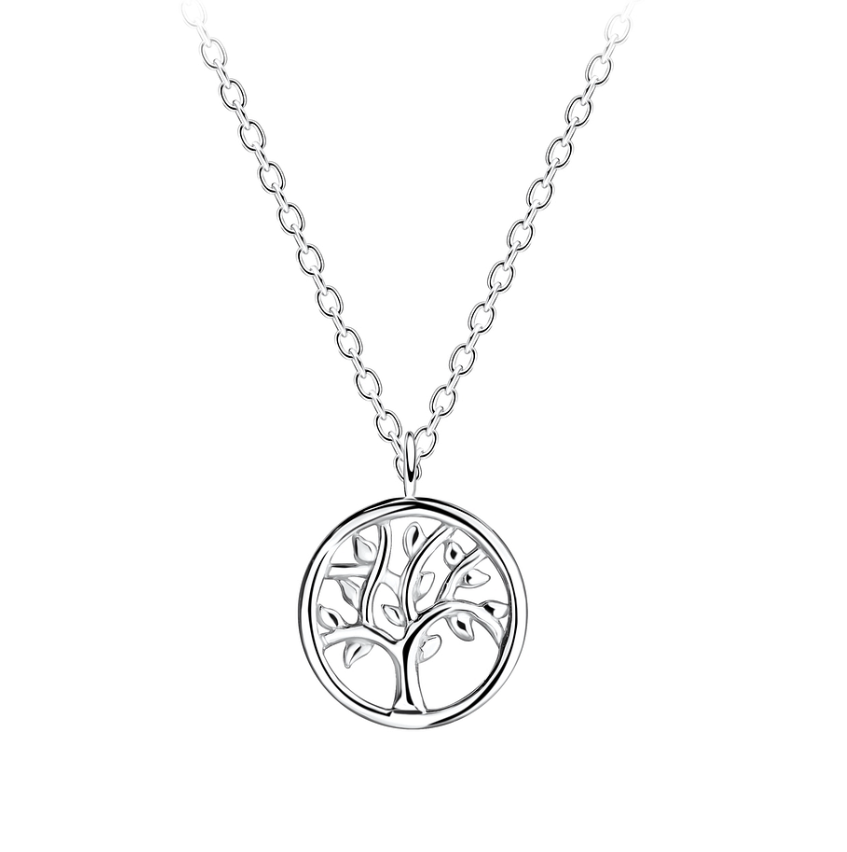 Lebensbaum Halskette 925 Silber