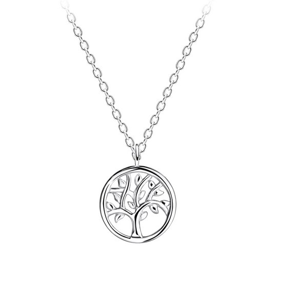 Lebensbaum Halskette 925 Silber