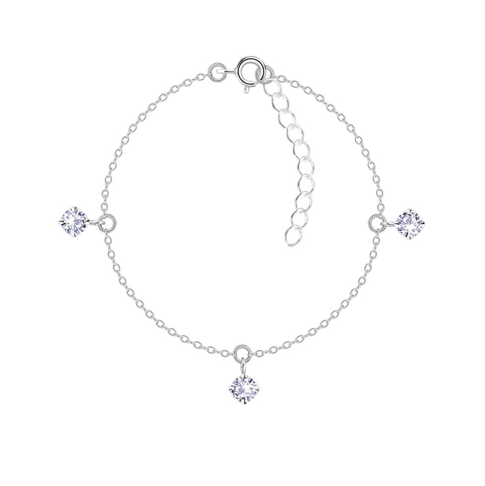 Armband 925 Silber mit Zirkonia