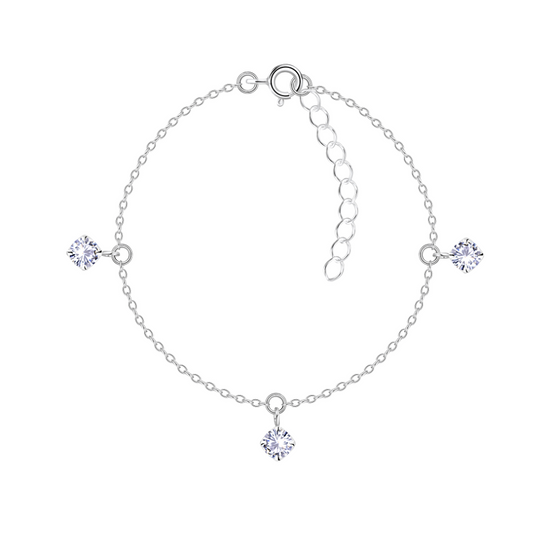 Armband 925 Silber mit Zirkonia