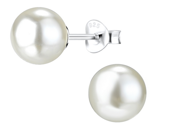 Ohrstecker 925 Silber Perle